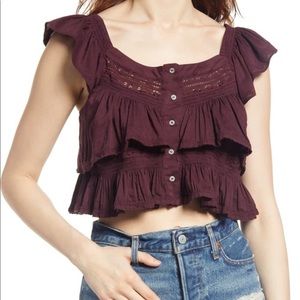 Free People Sunny Days Ahead Ruffle